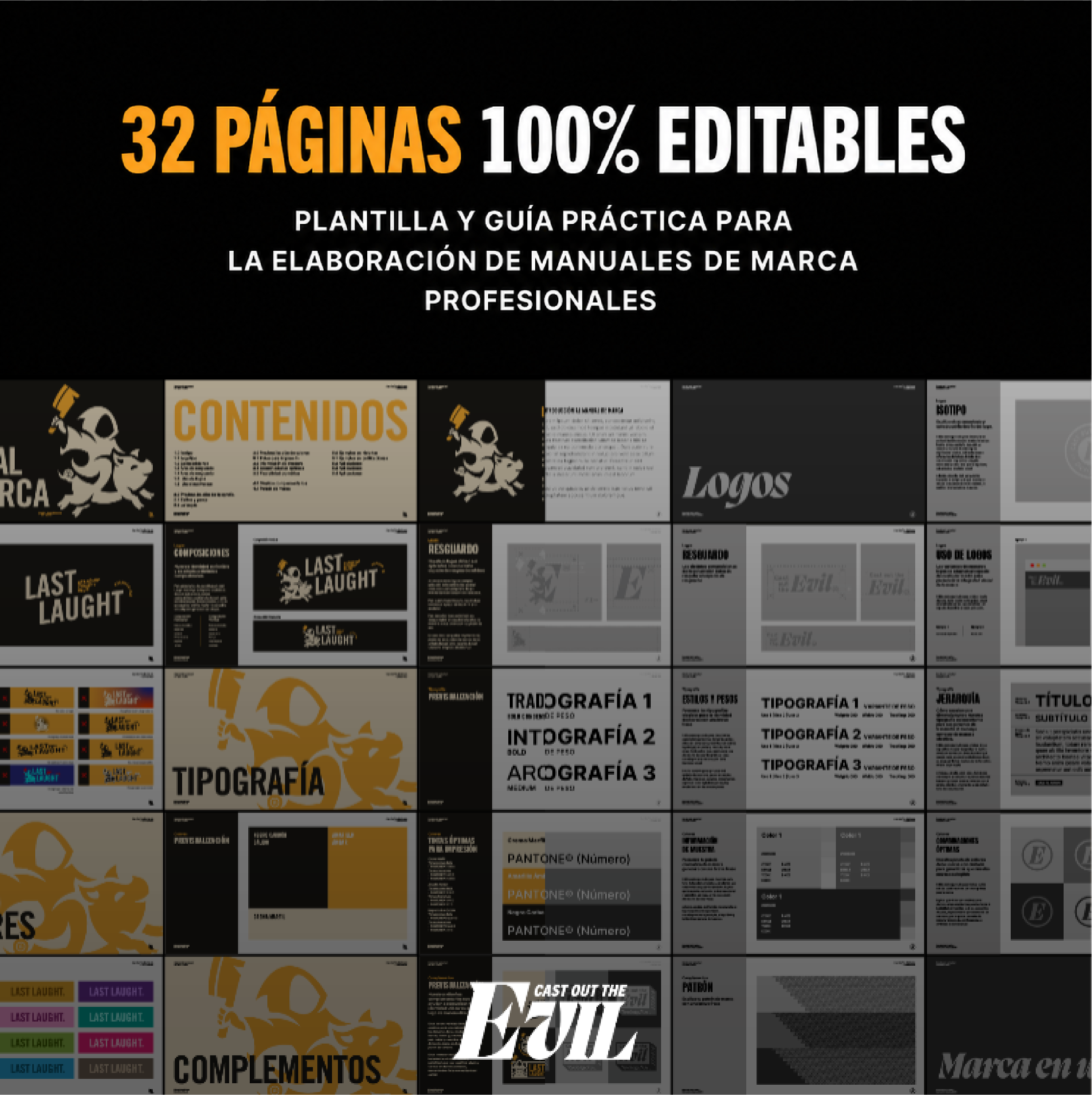 Plantilla de manual de marca - Cast Out The Evil Studio 2026