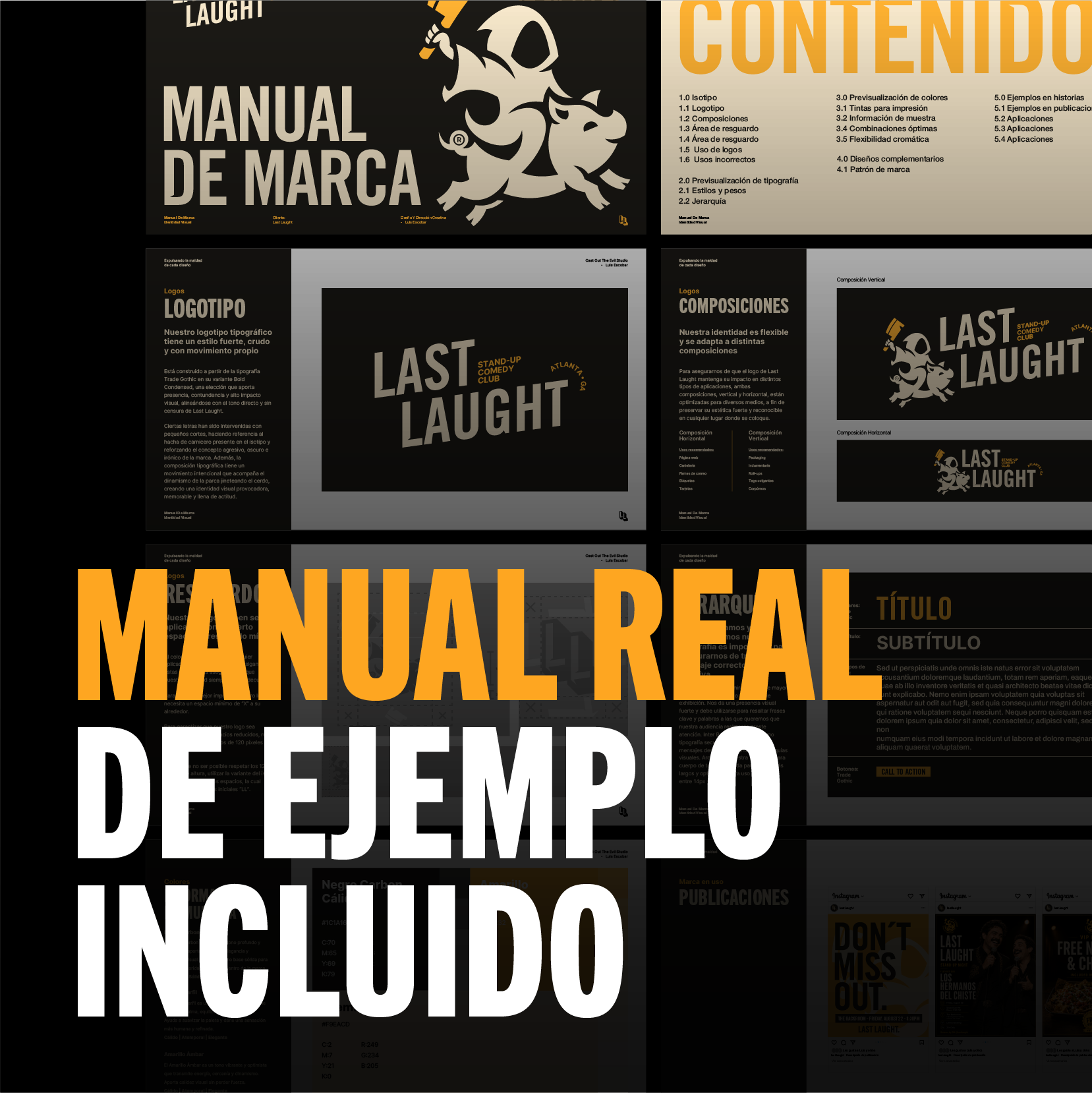 Plantilla de manual de marca - Cast Out The Evil Studio 2026